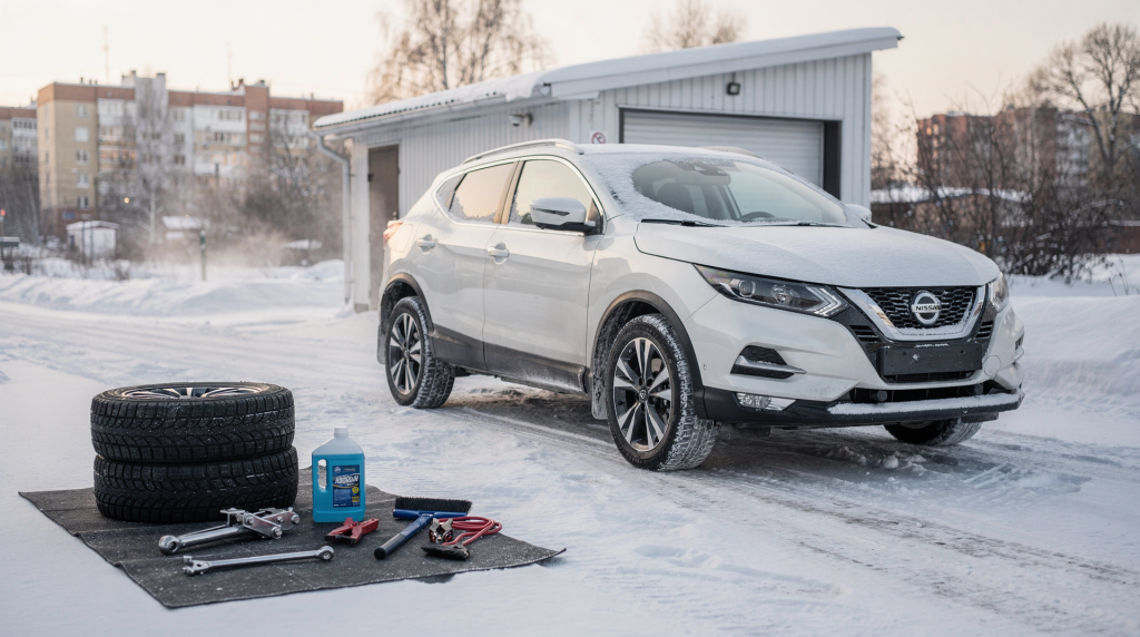 Подготовка Nissan к зиме: пошаговая инструкция и перечень работ